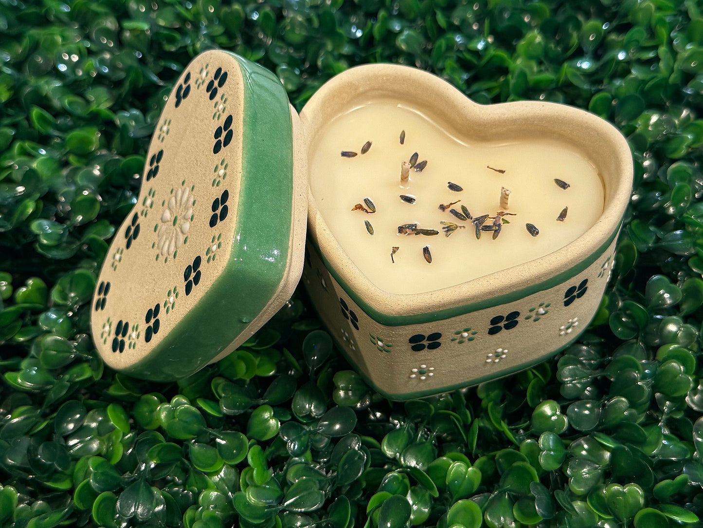 Corazon Alhajero Candle (Verde)
