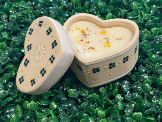 Corazon Alhajero Candle (Blanco)
